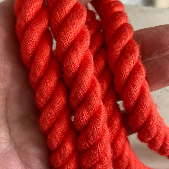 Vera Bradley Navy and White Tote with Orange Accents - Picture 8 of 9